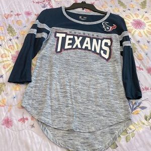 NFL Apparel 3/4 sleeve Texans t-shirt